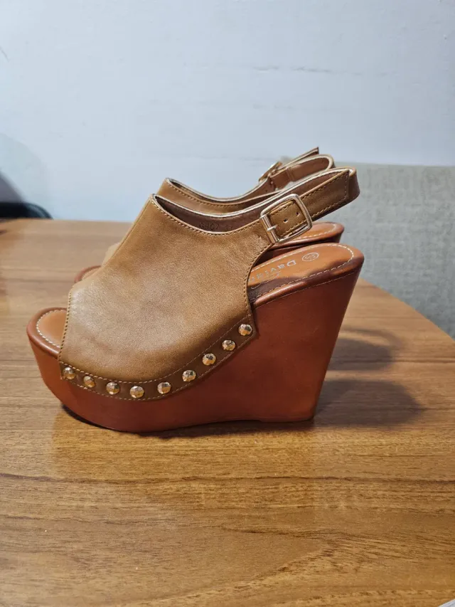 Sandalias de plataforma Davidnik talla 37