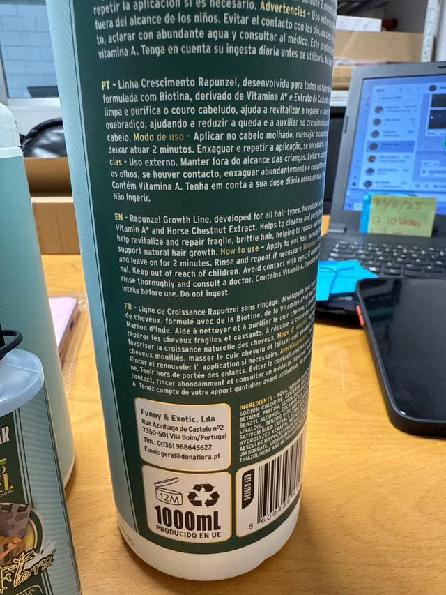 Dona Flora Champú Crecimiento Rapunzel