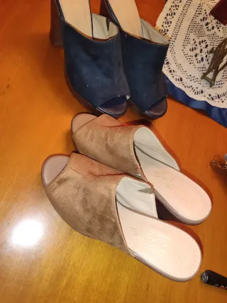 Pack oferta unica !Zuecos Tino Gonzalez Negros y M