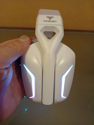 Auriculares Weseary W1 RGB Blancos