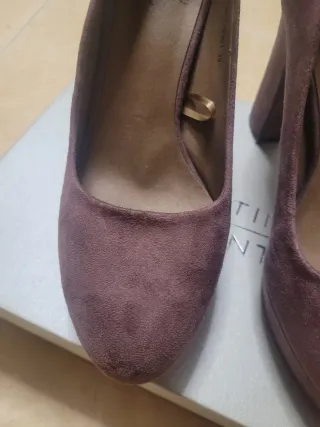 Zapatos de tacón morados suave  Kylie