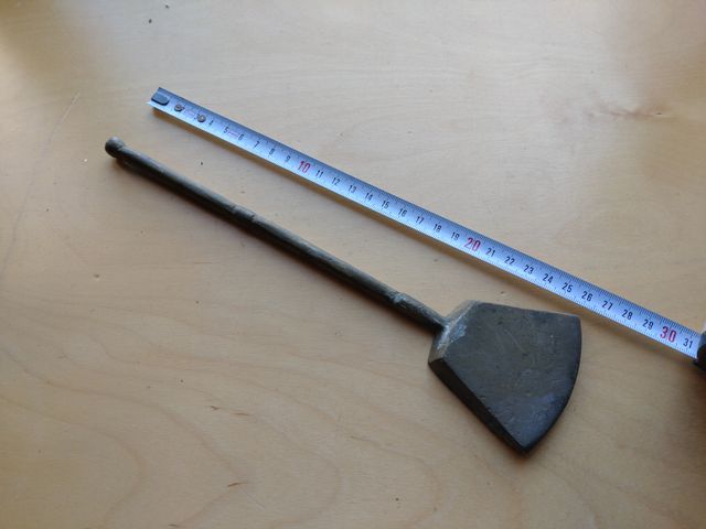 Palettina ottone antica per braciere