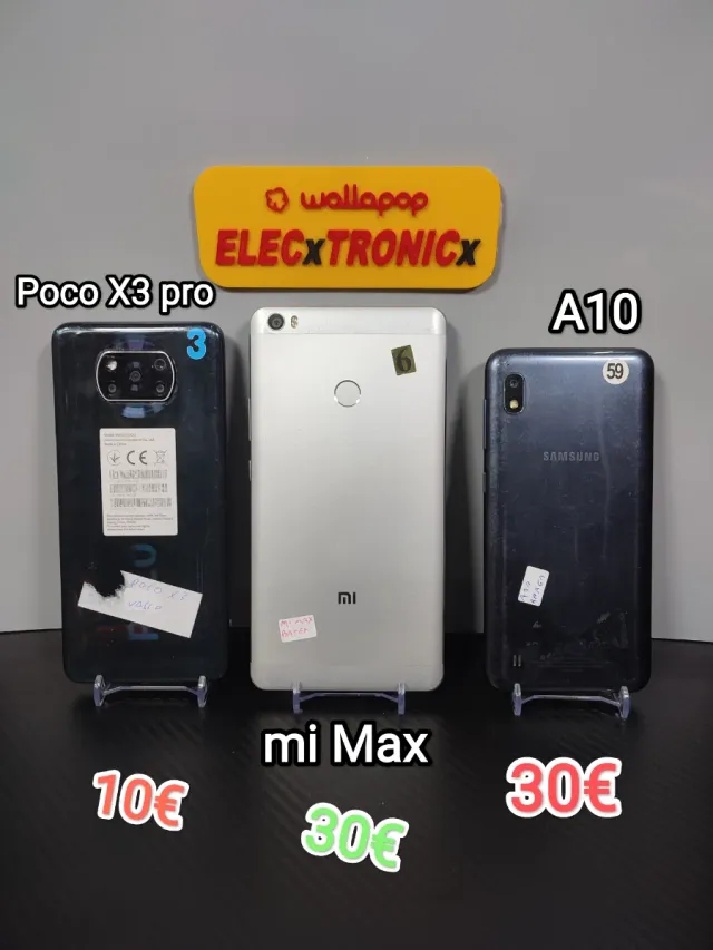 Poco X3 Pro, Mi Max, A10