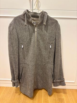 Abrigo paño Adolfo Domínguez gris