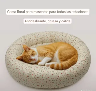 Cama floral mascotas-Todas las estaciones 50cm