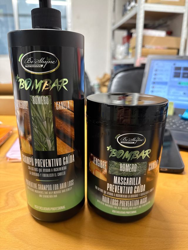 Be Shyne Champú y Mascarilla Bombar