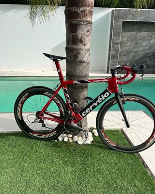 Bicicleta de carretera Cervélo Roja talla M-L