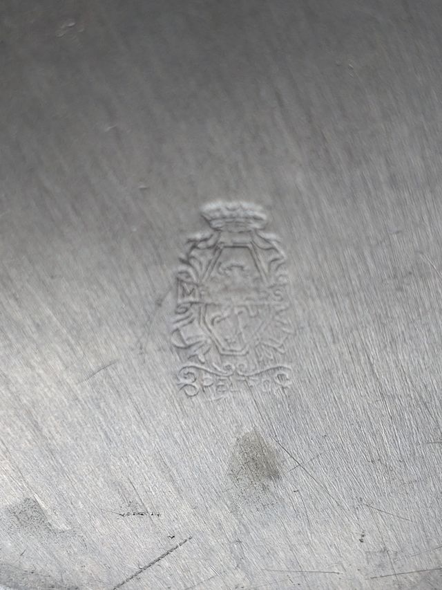 Piattino Metalars traforato in peltro