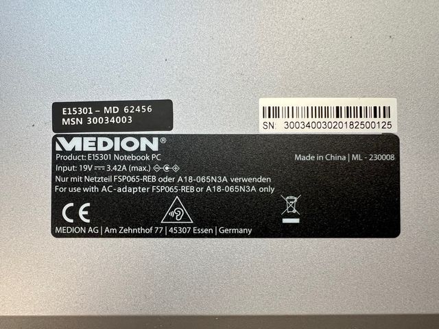 NUEVO | Portátil Medion 15