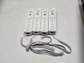 4 mandos wii blancos originales nintendo wii