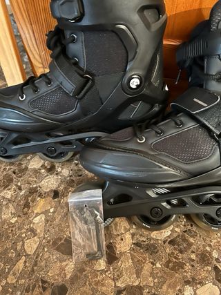 Patines Oxelo Fitness FIT100 Negro Adulto talla 42