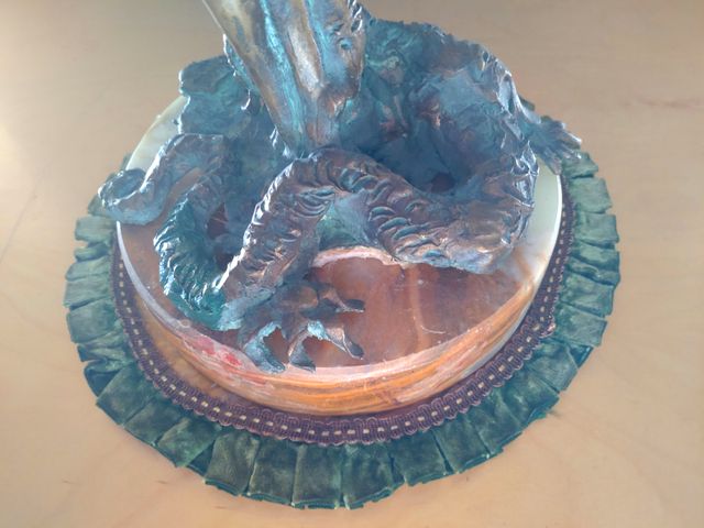 Scultura bronzo L'Apocalisse Governali RARA