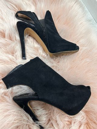 Sandalias botín negras talla 36