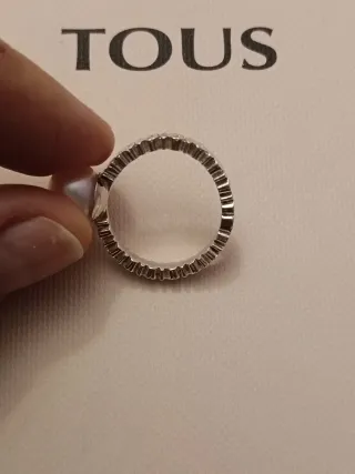 Anillo Tous Plata Perla  Nuevo
Sin Etiquetas 