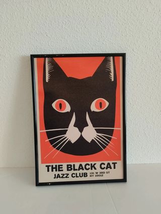 Lienzo The Black Cat Jazz Club