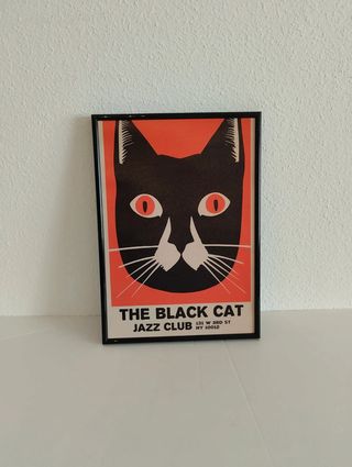 Lienzo The Black Cat Jazz Club