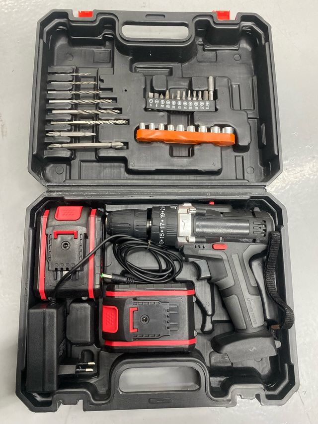 Taladro Percutor Batería Atornillador