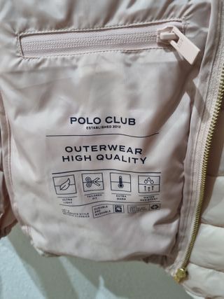 Chaqueta Polo Club Rosa