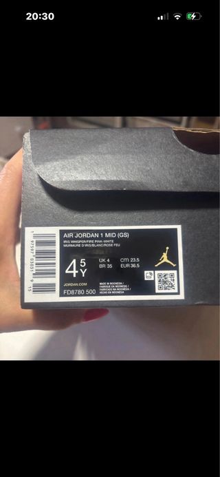 Nike Jordan 1 Mid Donna Tg 36.5