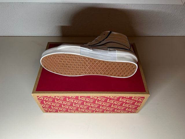 Originale Vans Sk8-Hi bianco taglia 36