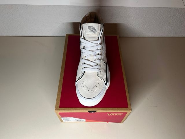 Originale Vans Sk8-Hi bianco taglia 36