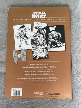 Star wars: el gran libro de la saga para colorear