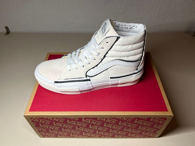 36 a 40.5 | Vans Sk8-Hi Reconstruct Beige/Bianco