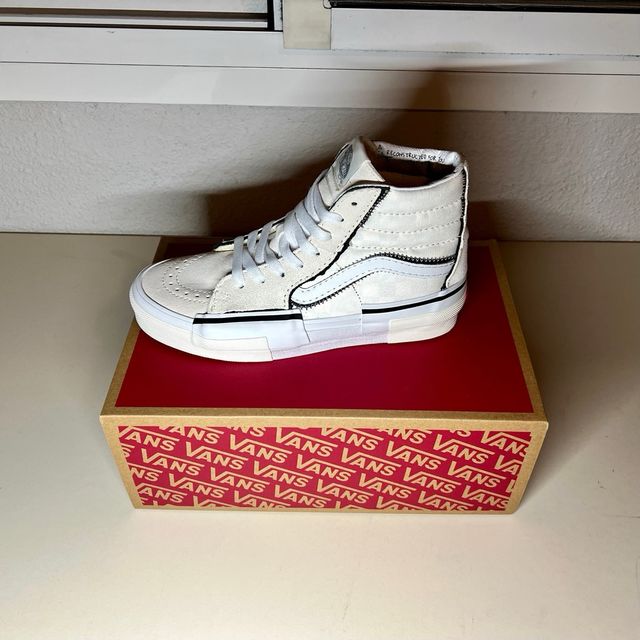 36 a 40.5 | Vans Sk8-Hi Reconstruct Beige/Bianco
