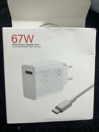 Cargador Xiaomi 67W + Cable Tipo-C
