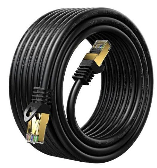 10 Mts de cabo LAN Cat 6 10M STP RJ45