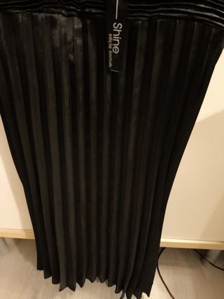 Vestido fiesta tirantes satén