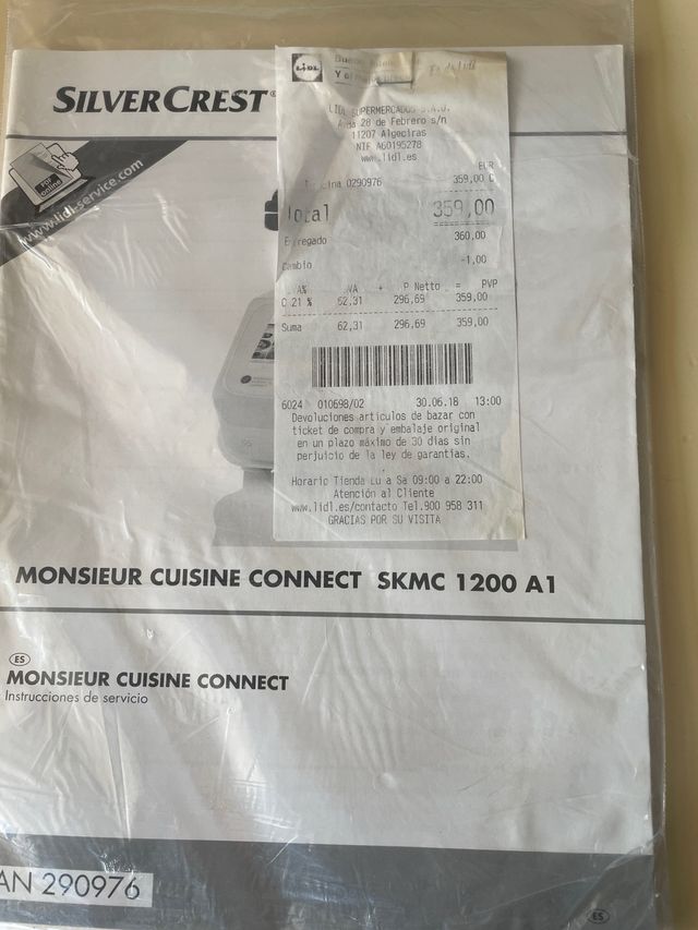 Robot Cocina Monsieur Cuisine Connect