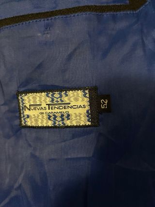 Abrigo paño talla 52