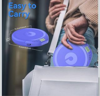 NUEVO Reproductor CD Portátil Gueray Azul