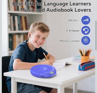 NUEVO Reproductor CD Portátil Gueray Azul