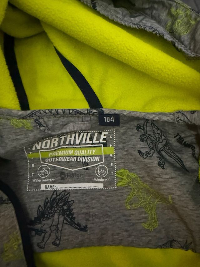 Chaqueta Dinosaurios Azul/Gris Talla 3/4 años