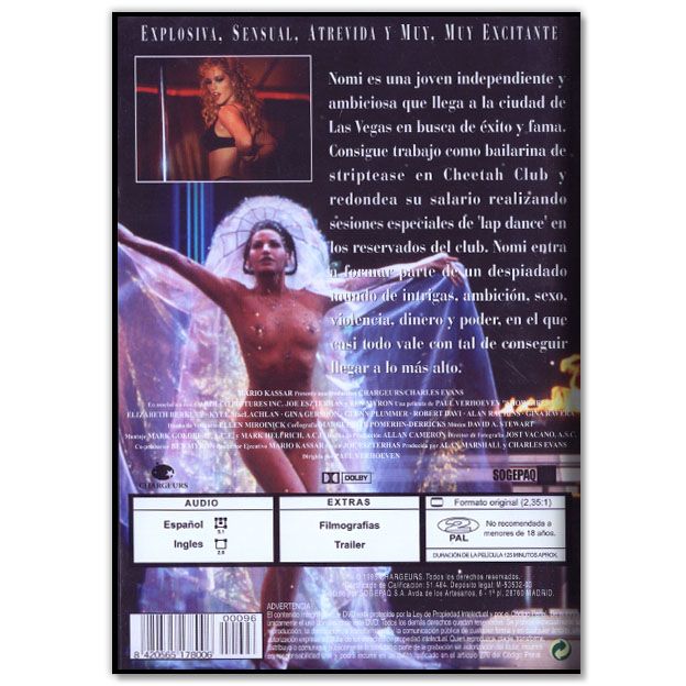 SHOWGIRLS (Drama, Erótico)