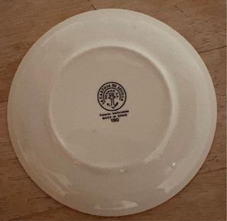 Tazas y platos La Cartuja de Sevilla