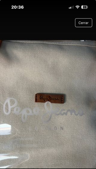 Bolso Pepe Jeans Beige y Marrón