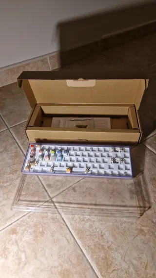 Teclado Mecánico CIY Tester68 Kit Base Morado