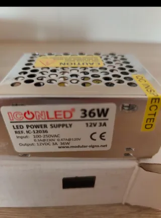 2 Fuentes Alimentación INCOLED