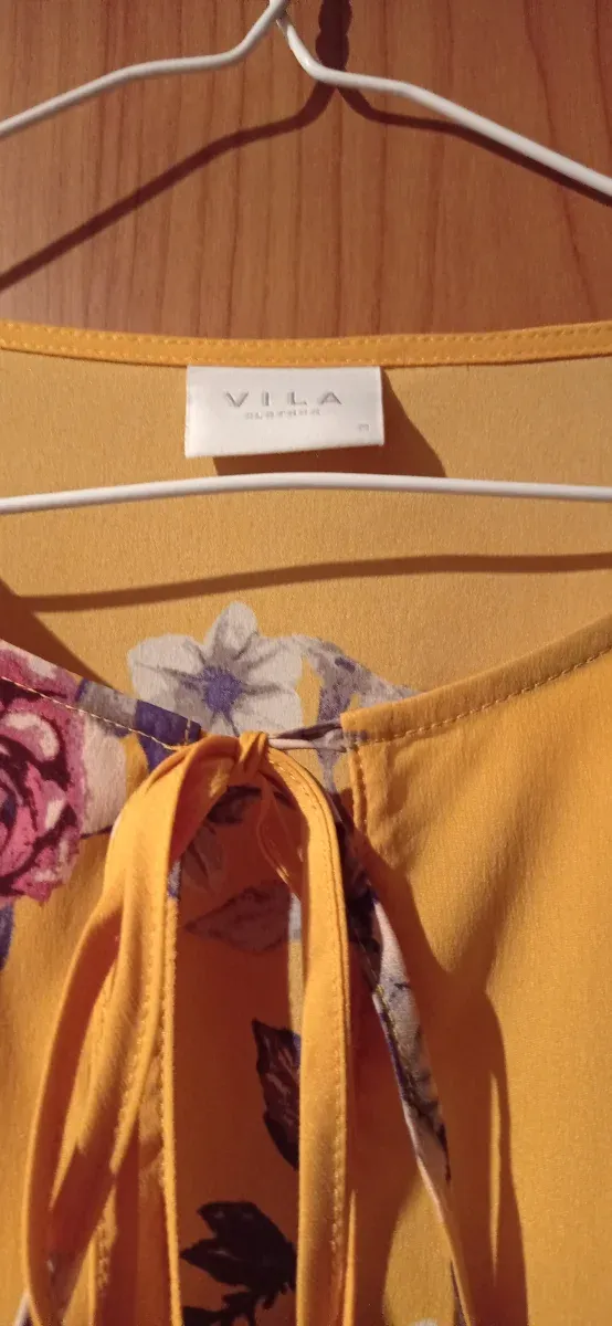 Vestido VILA manga larga estampado floral