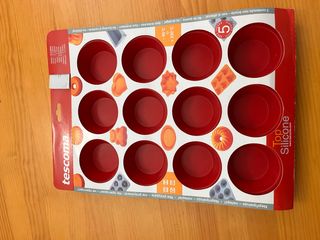 Molde silicona Tescoma magdalenas