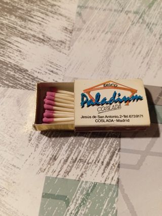 Caja de cerillas DISCO Paladium Coslada