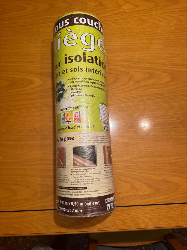 Rollo Aislante Corcho Natural - 4 m2