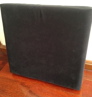 Assentos/Almofadas de cadeira pretas