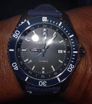 Reloj Lace Denton Hombre Negro y Azul