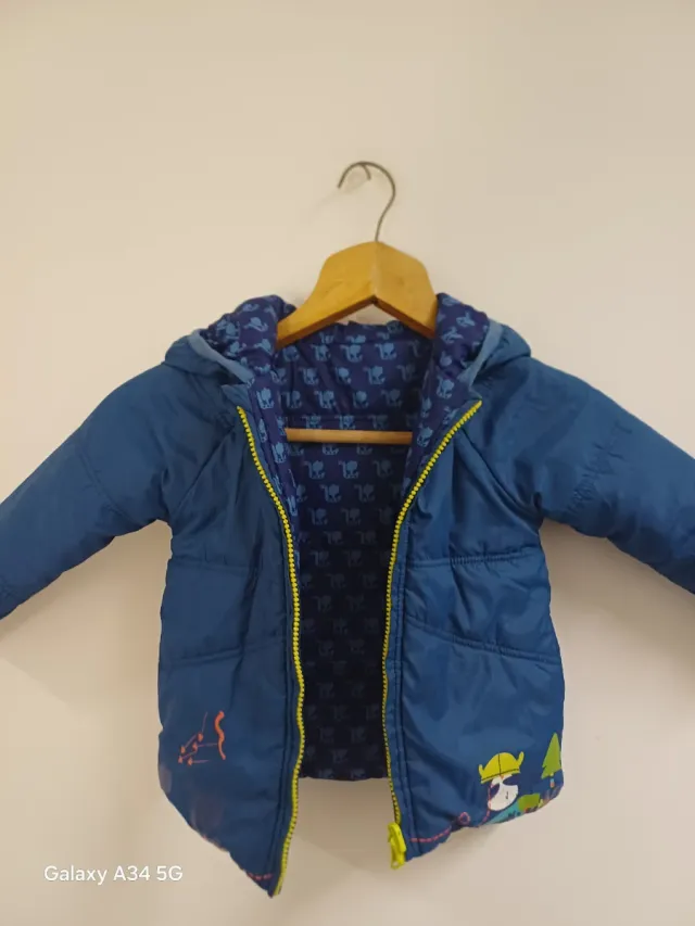 Piumino bambino 3 anni reversibile