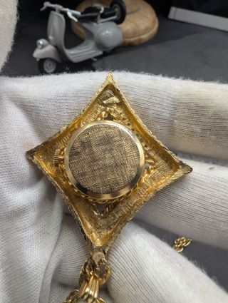 Orologio ciondolo vintage Brillantin 17 Rubini