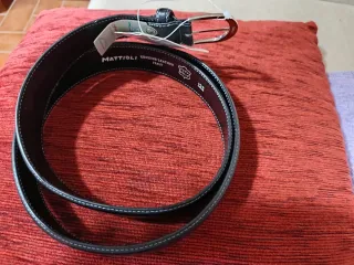 Cintura Mattioli Pelle Nera Vera Pelle